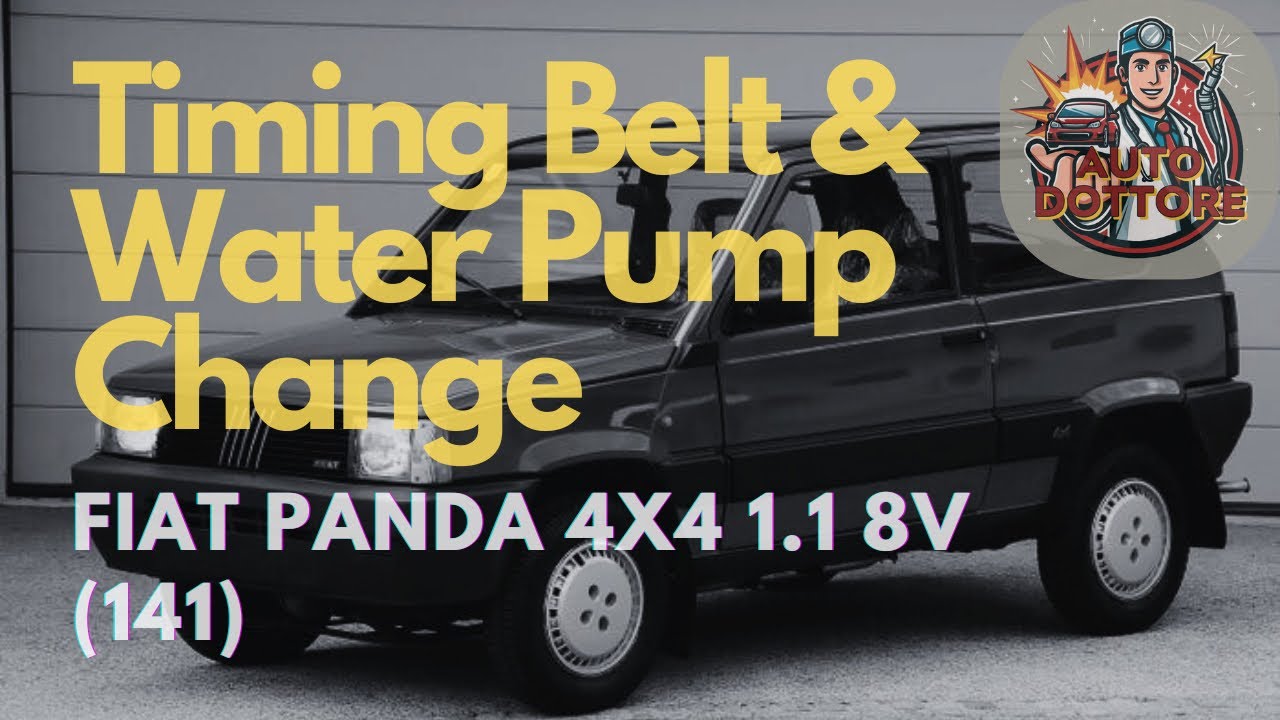 FIAT PANDA 4x4 1.1 8V (141) - Timing Belt & Water Pump Change