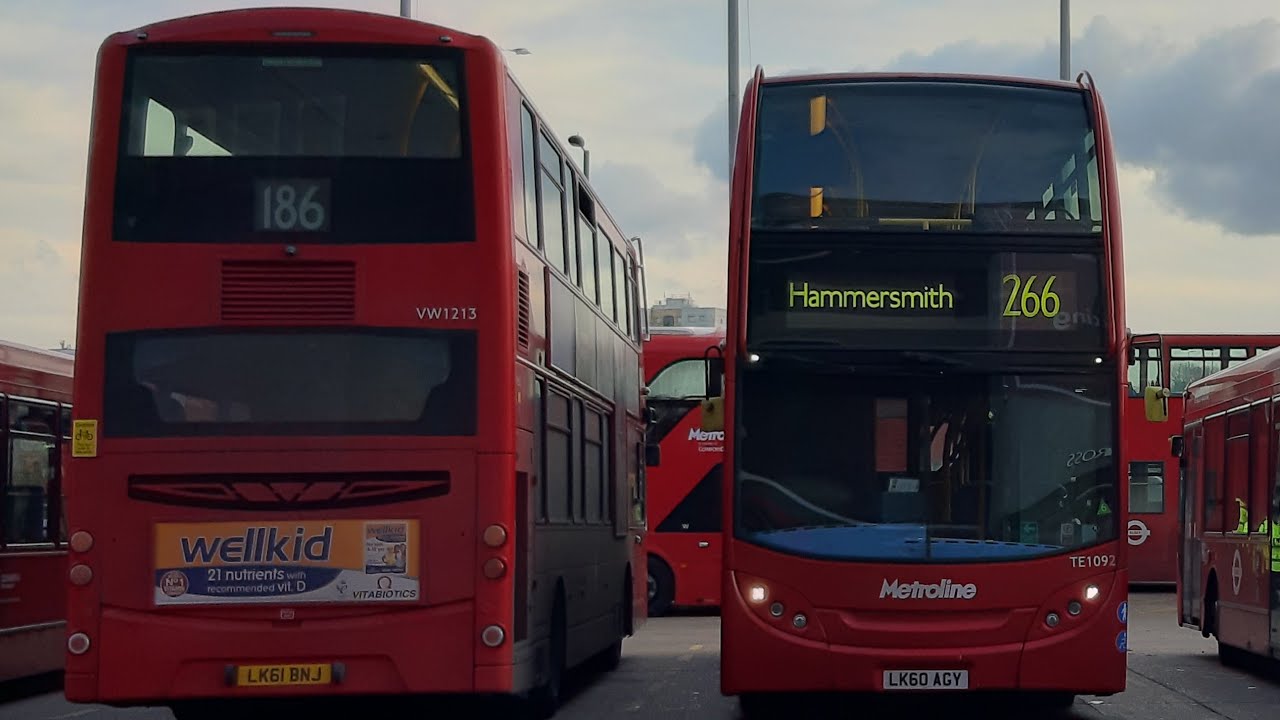 Full Route Visual. London Bus Route 266. Brent Cross - Hammersmith. LK60AGY. TE1092. E400.