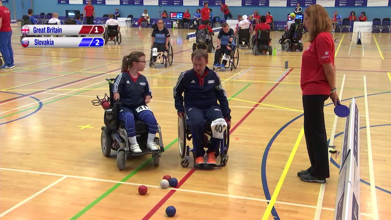 2015 Boccia Europeans - BC4 Pairs - GB v Slovakia