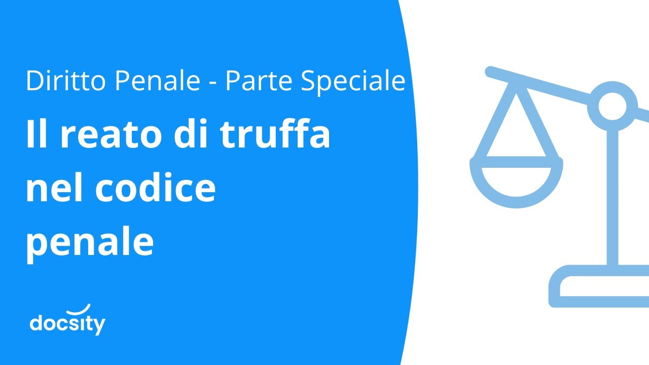 Il reato di truffa nel codice penale