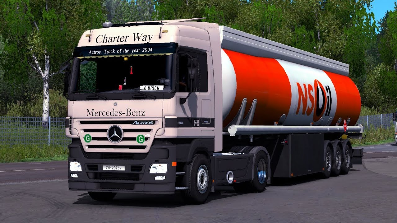 Euro Truck Simulator 2 Mercedes Actros MPII v 1.0 [1.30]