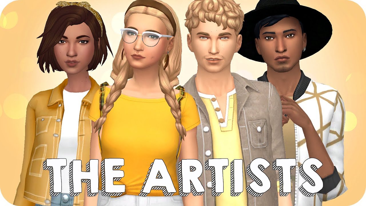 HIGH SCHOOL CLIQUES - THE ARTISTS | Sims 4 Create A Sim