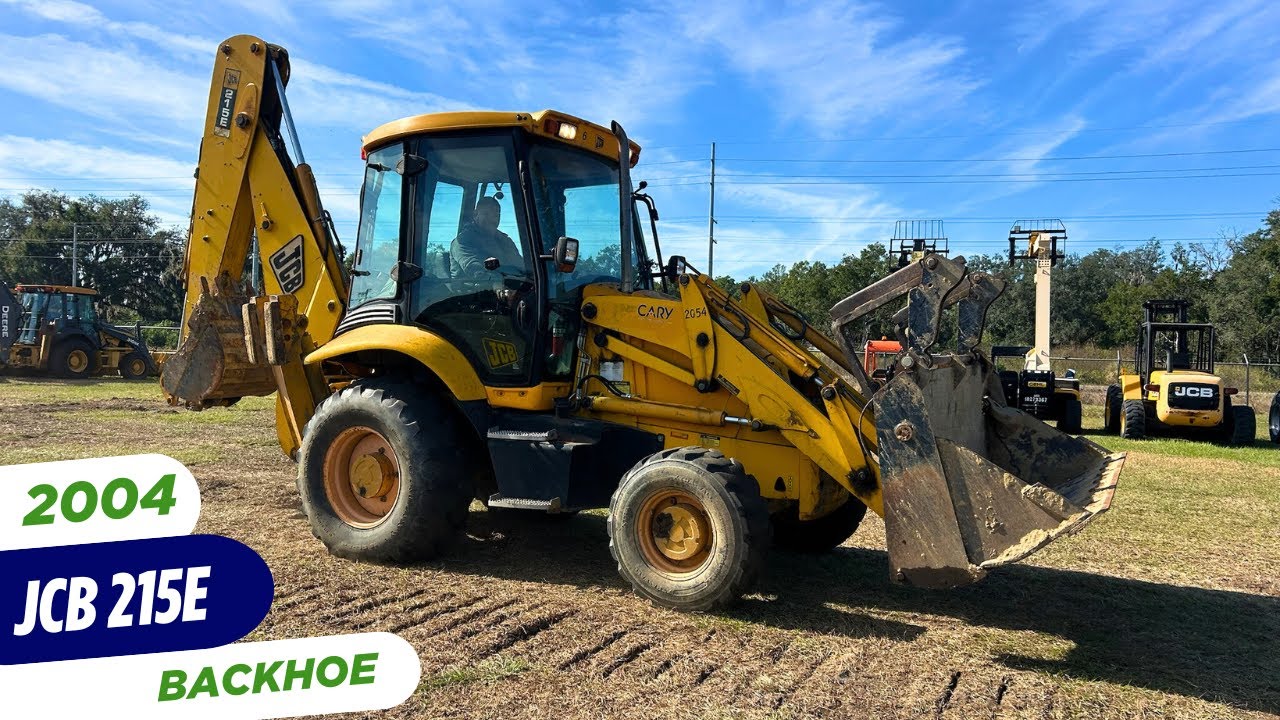 2004 JCB 215E Backhoe FOR SALE