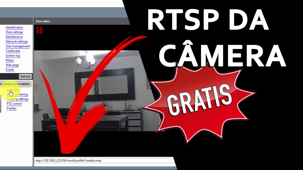 Como encontrar o comando RTSP da câmera IP (2020)