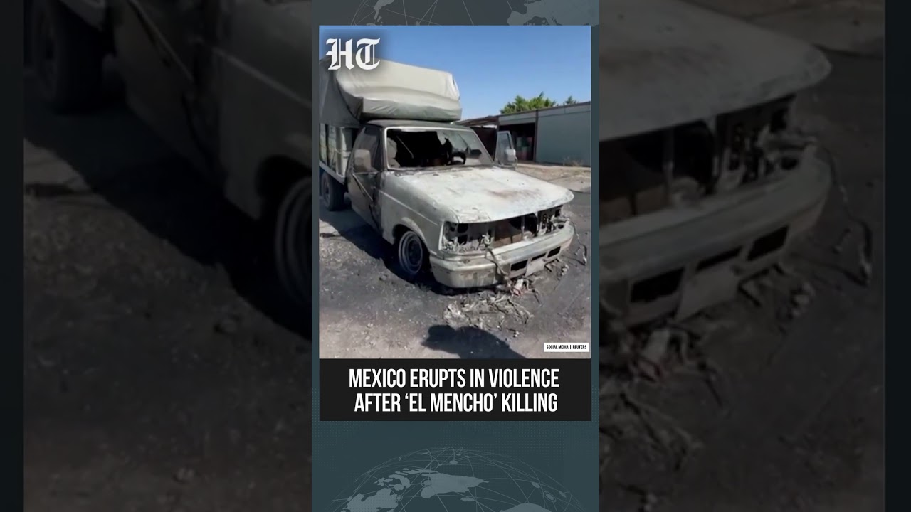 'El Mencho' Killed: Mexico Hit by Arson Attacks After Cartel Leader &lsquo;El Mencho&rsquo; Death | #shorts