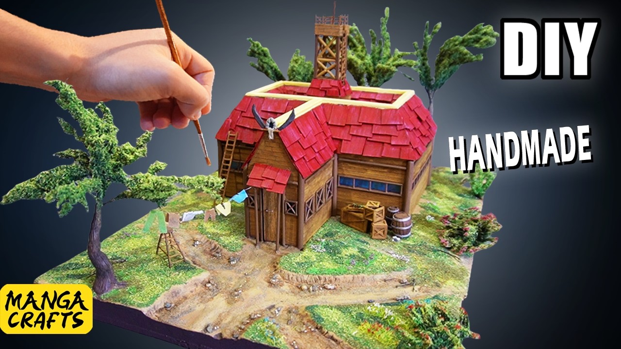 DIY Diorama: I Built a Rustic House from Scratch