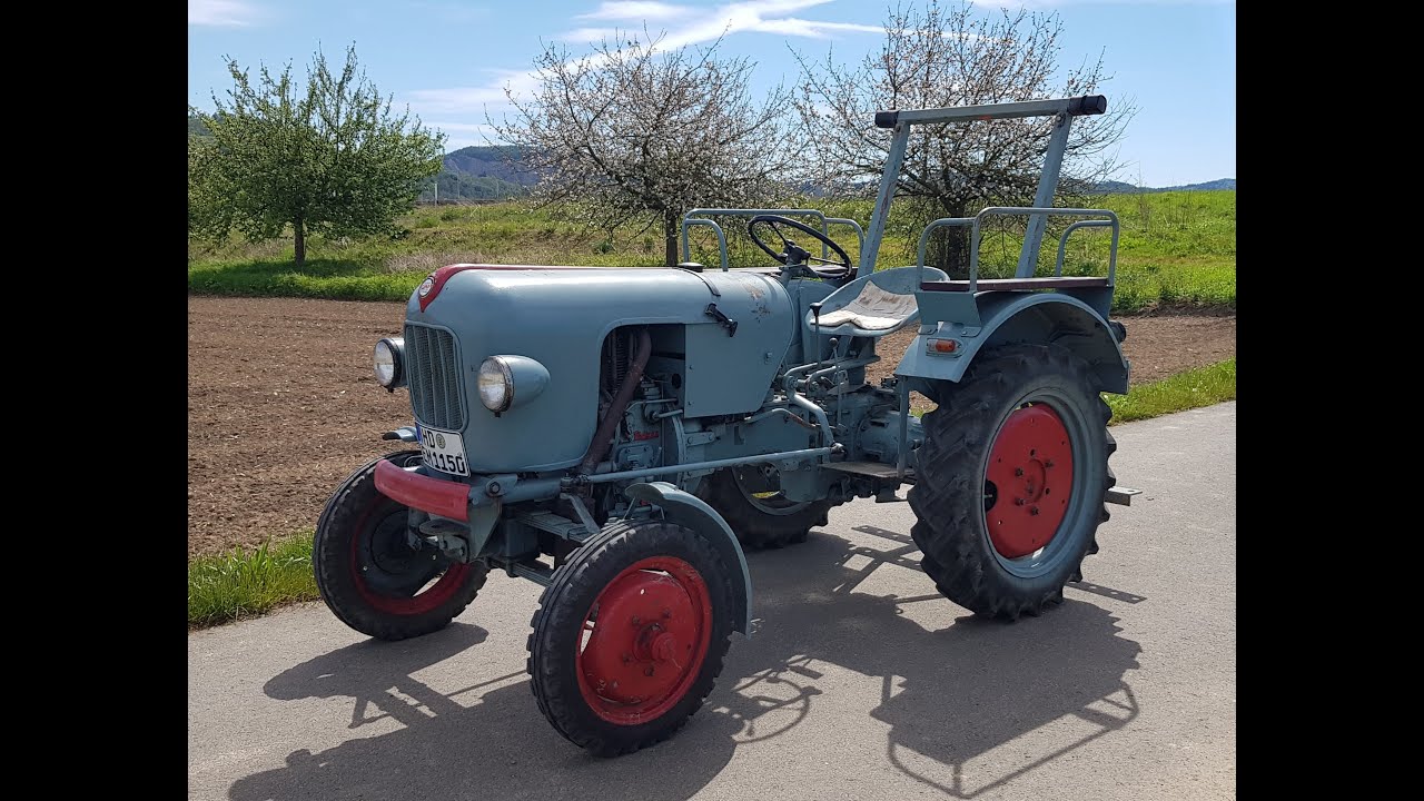Eicher EM100 Leopard vor der Restauration + kurze Fahrt