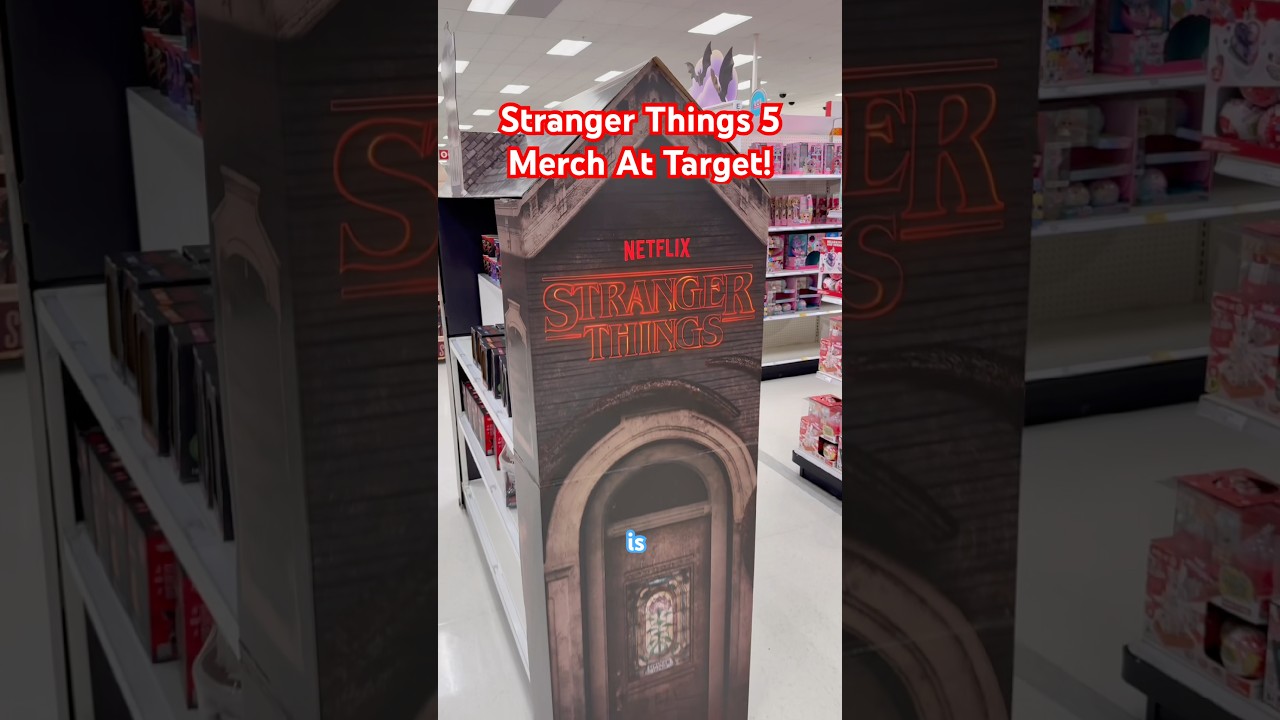 Товары с символикой «Очень странных дел 5» уже в Target! 