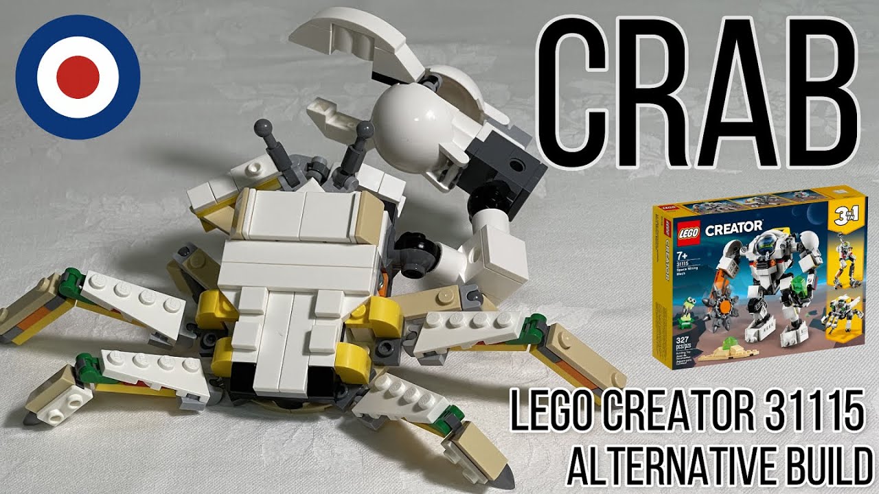 LEGO Creator 31115 Alternative build tutorial CRAB、レゴクリエイター31115をカニに組み替え