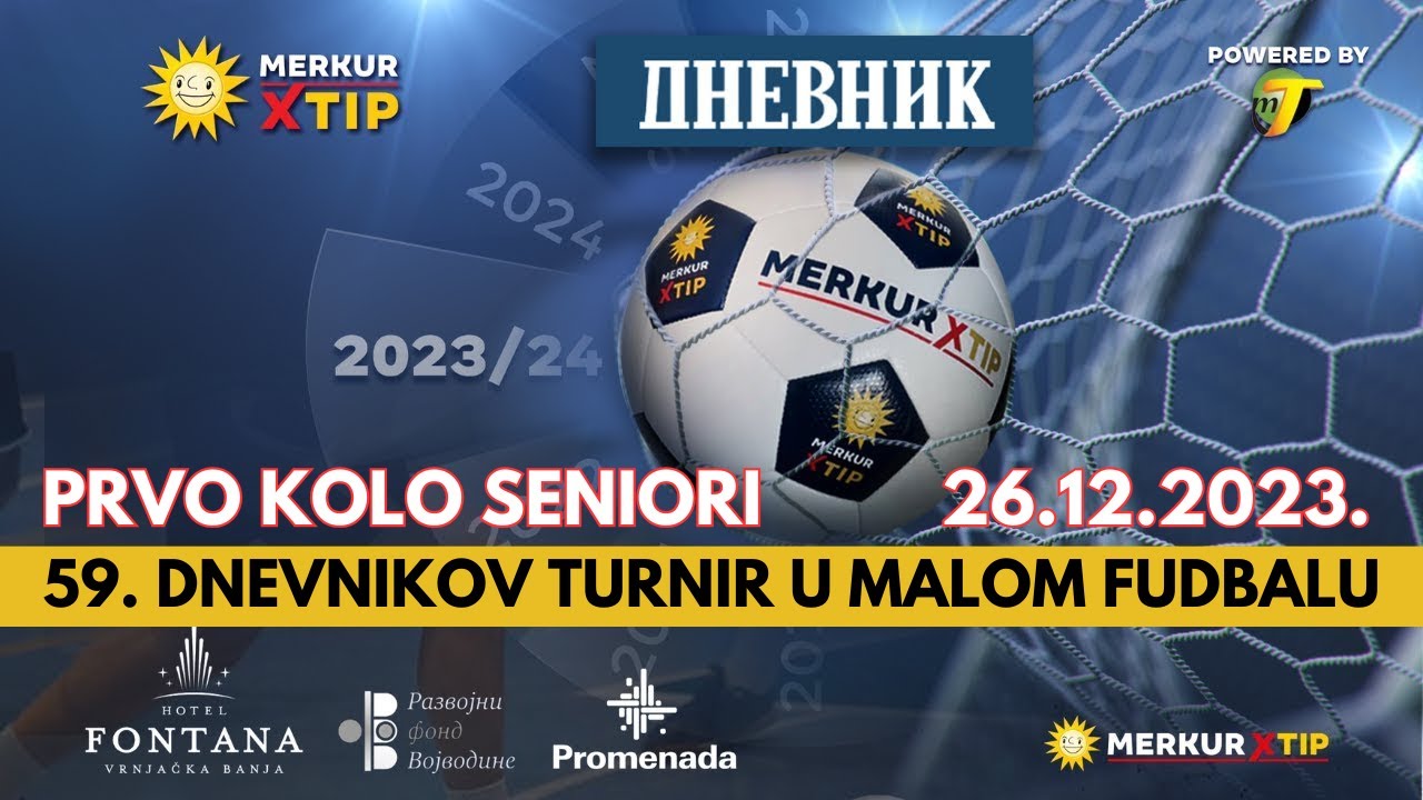 59. Dnevnikov turnir - Utorak 26.12.2023. (SENIORI, prvo kolo)