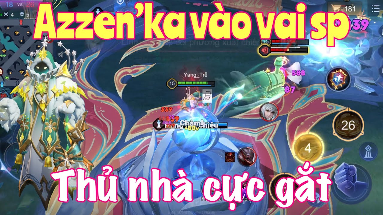 Azzen’ka đi sp và pha thủ nhà lật kèo cực gắt - LQMB