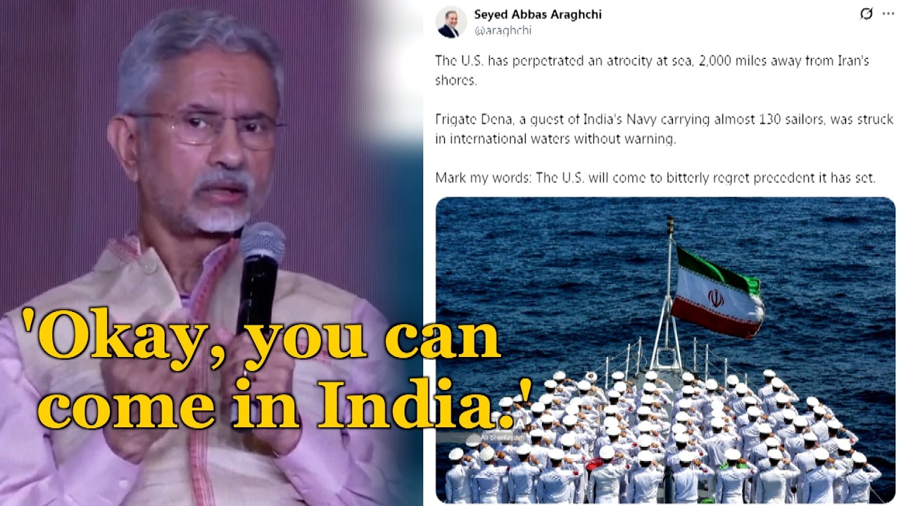 India allowed an Iranian warship to dock as humanitarian gesture after US torpedoed Iranian warship