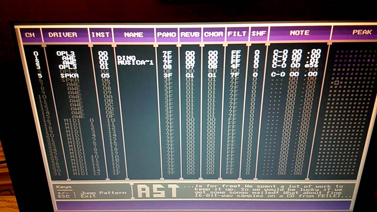All Sound Tracker AWE64 Gold