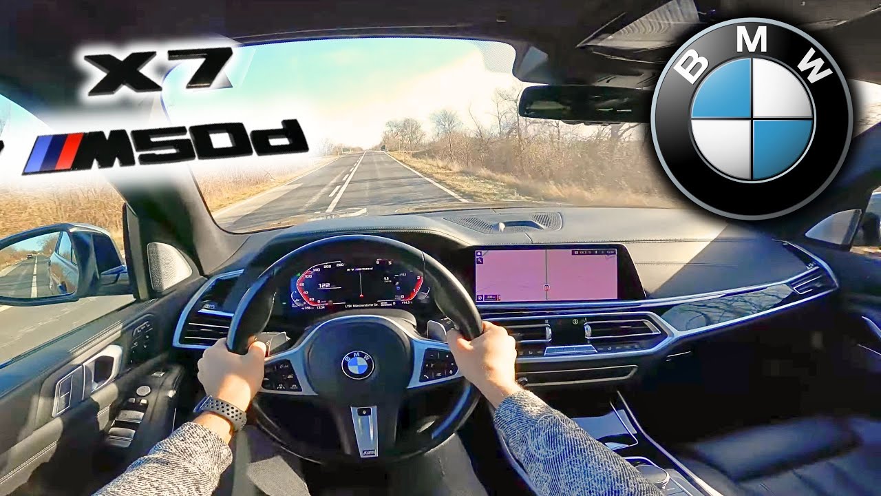 2020 BMW X7 M50d xDrive (400HP) | Luxury SUV POV Test Drive in 4K - Walkaround & Interior