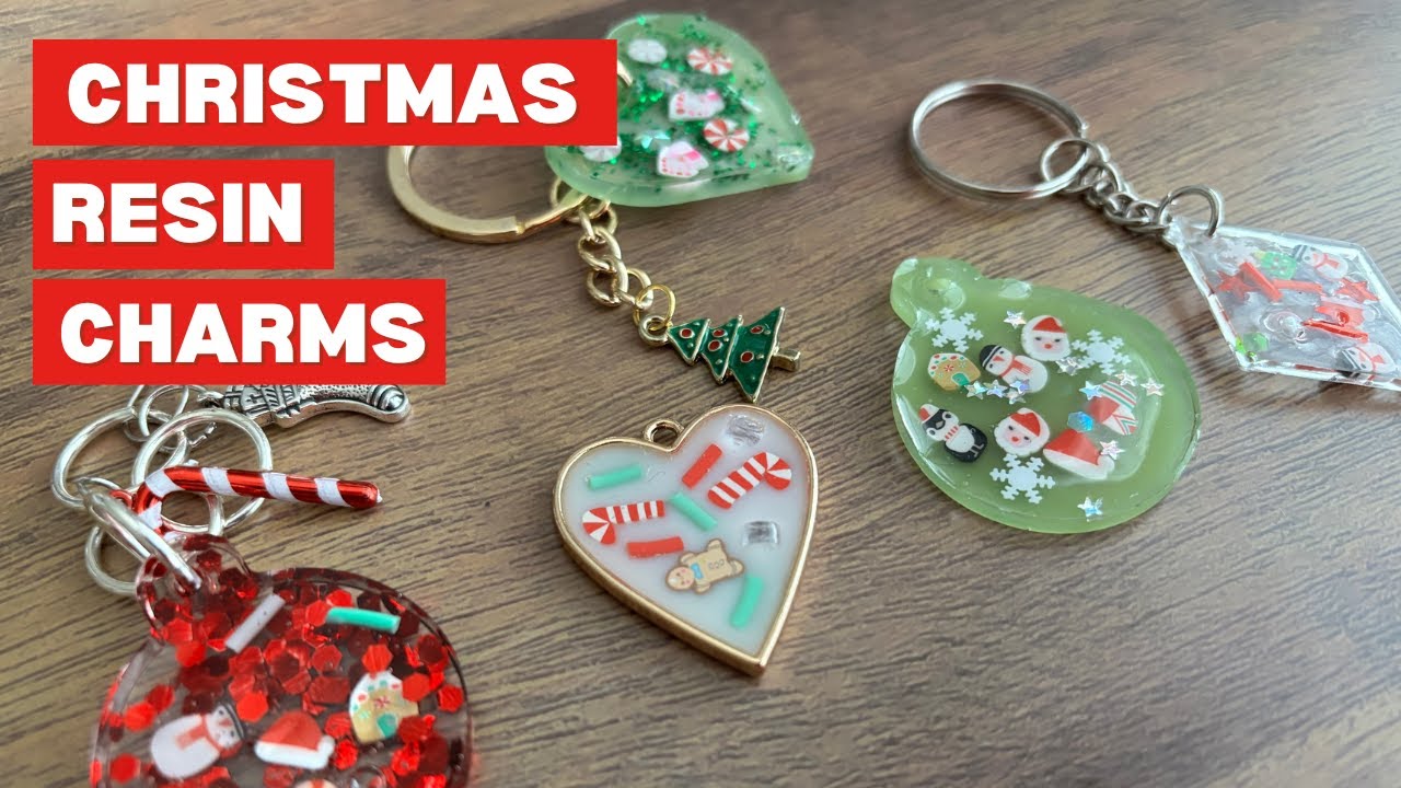 🎄 Рождественские подвески из смолы, сделанные с помощью стартовых наборов Let’s Resin | Пошаговое...