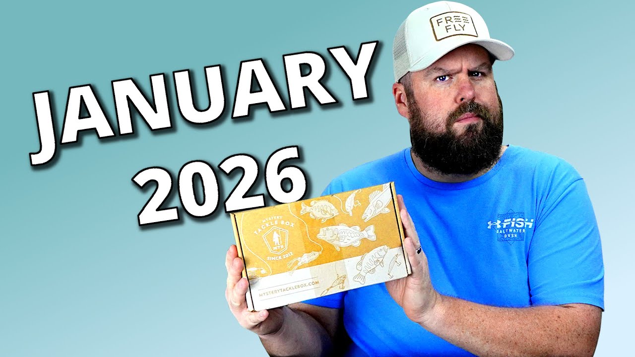 Распаковка загадочного рыболовного ящика за январь 2026 года | Победная серия закончилась?