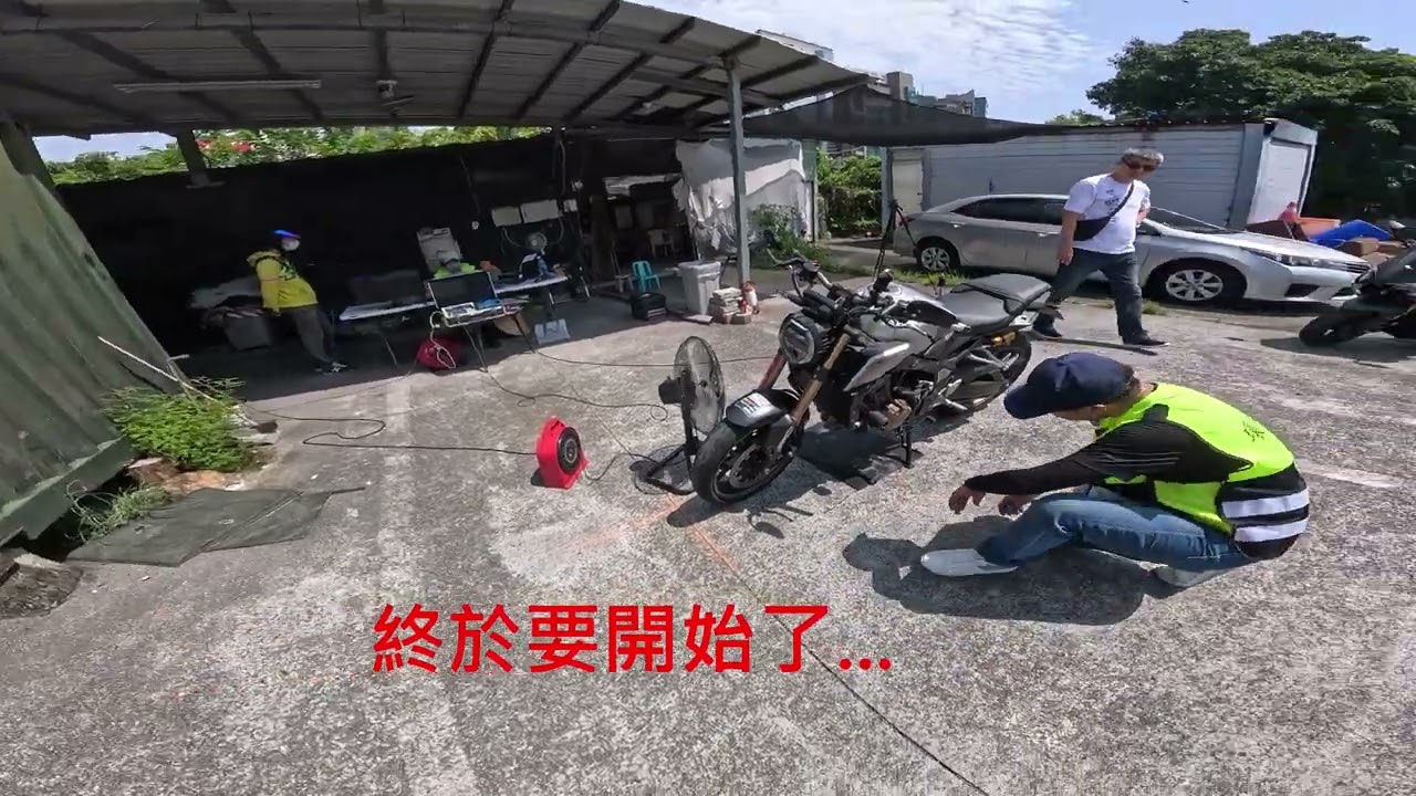 CB650R 重機環保局驗排氣管噪音全紀錄 四孔蠍 #cb650r