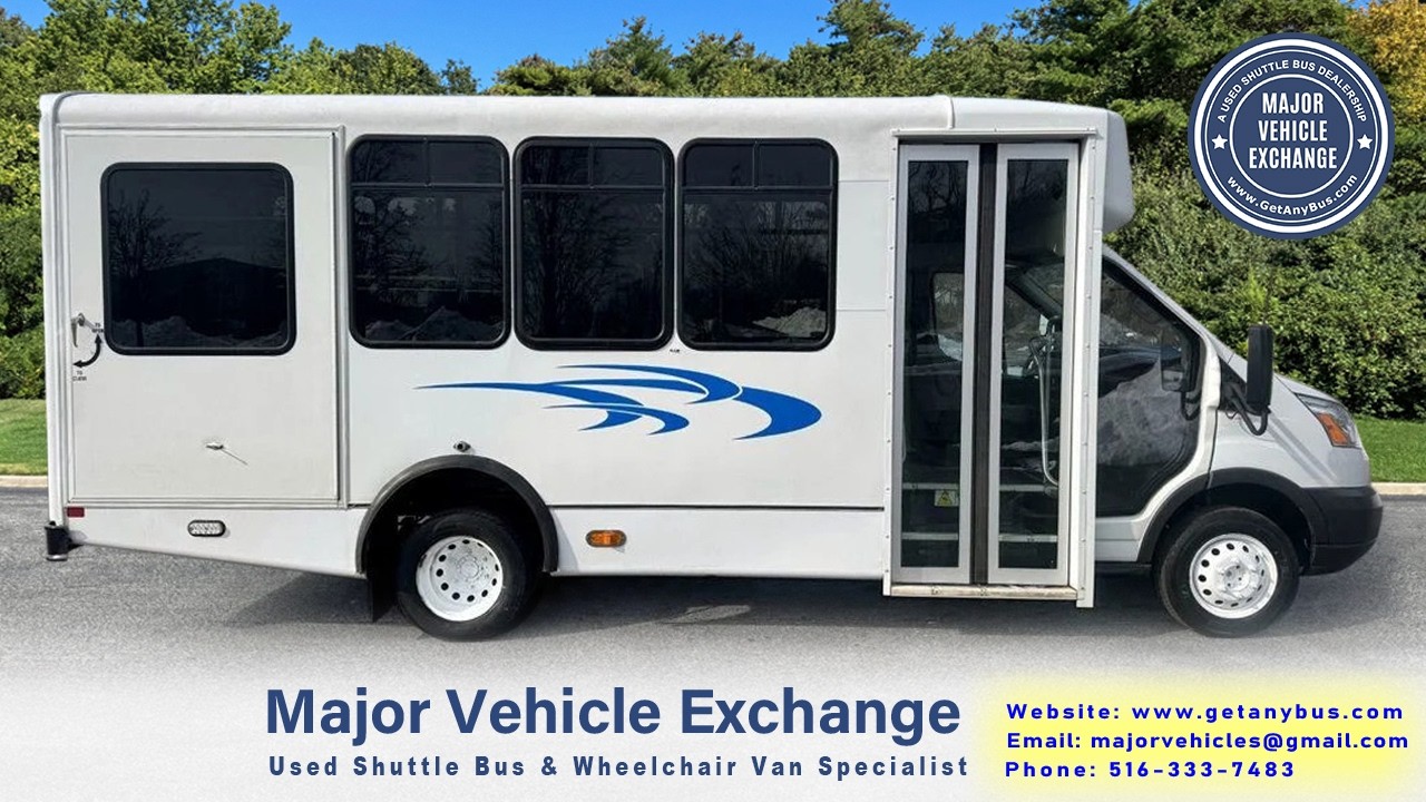 2018 Ford Transit T350HD Wheelchair Van w/ only 29K Miles @ WWW.GETANYBUS.COM