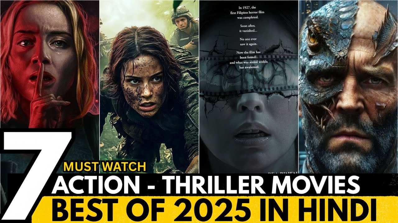 Top 7 Hollywood Movies 2025 In Hindi | Best Action Thriller On Netflix & Prime
