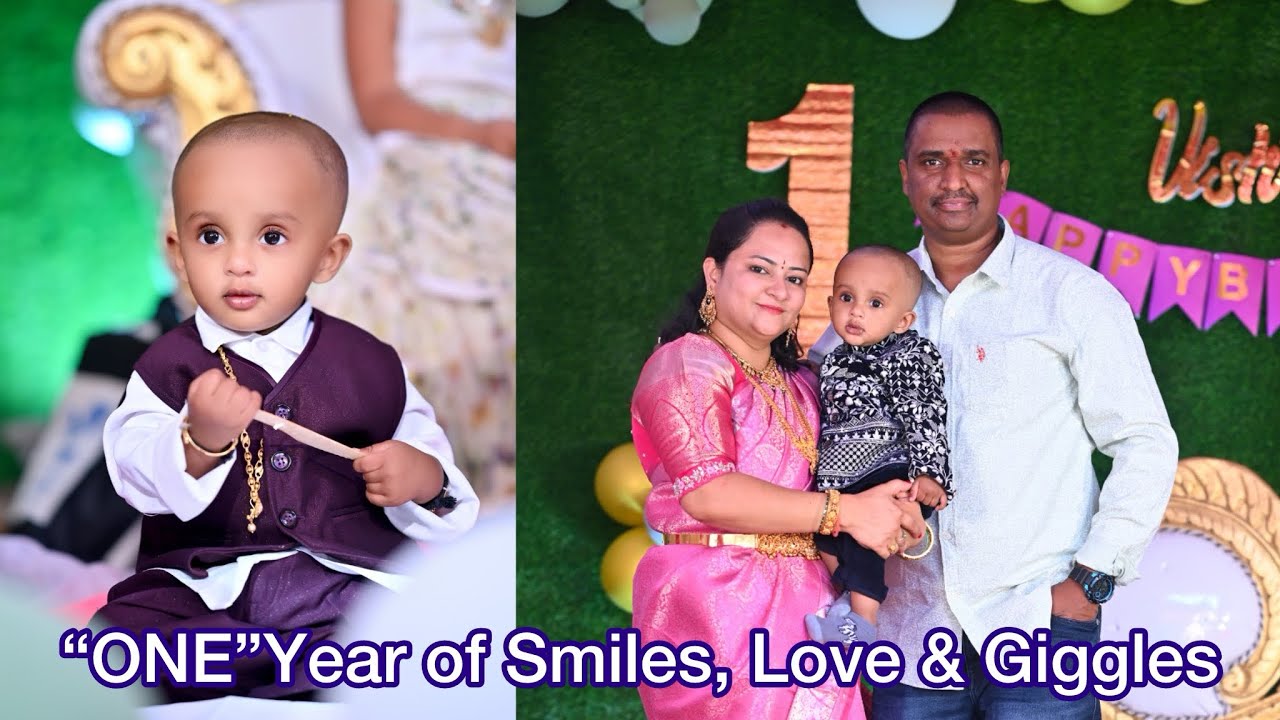 Our Heart Turns ONE ❤️You Won't Believe HowFast He Grew||Watch Till the End ||Ravikishorephotography