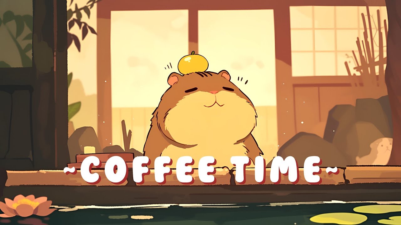 Capybara Beats & Lofi | Peaceful Lofi Hip Hop Beats 🦫 ✨ 🌙
