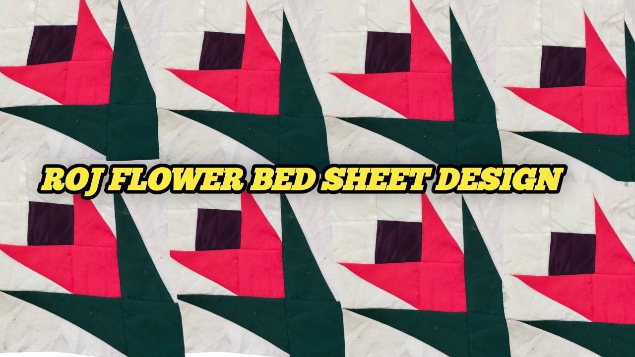 Roj flower bed sheet design// 🛌🧑‍🍼 बेबी बेड शीट डिजाइन//न्यू बेबी बेड शीट