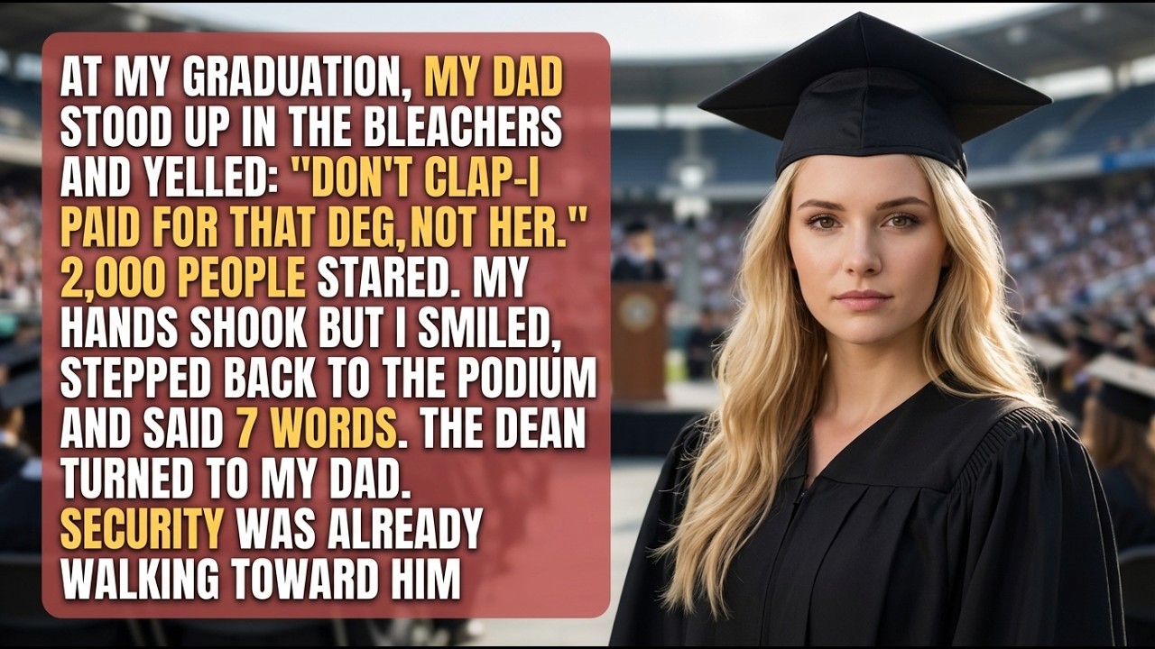 At My Graduation, My Father Took Credit For My Degree—Seven Words Sent Security To His Seat