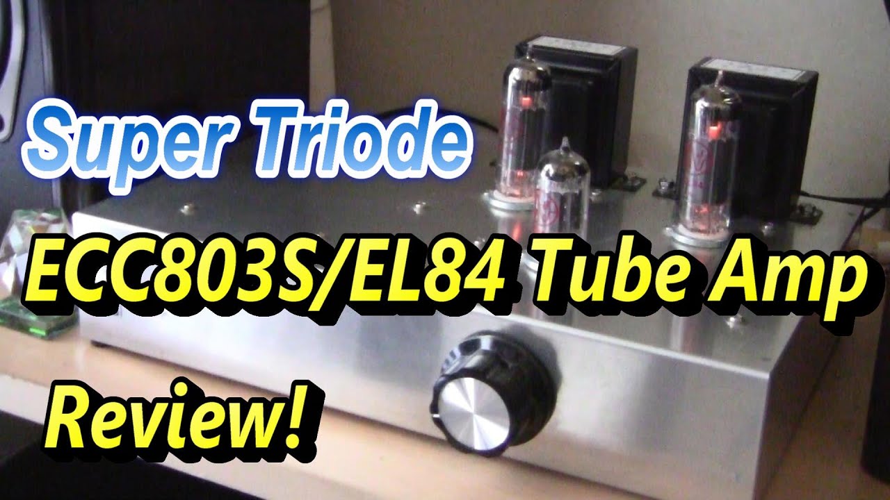 DIY ECC803S/EL84(6BQ5) 4W Super-Triode connection Tube amplifier／超三結アンプ SW電源採用
