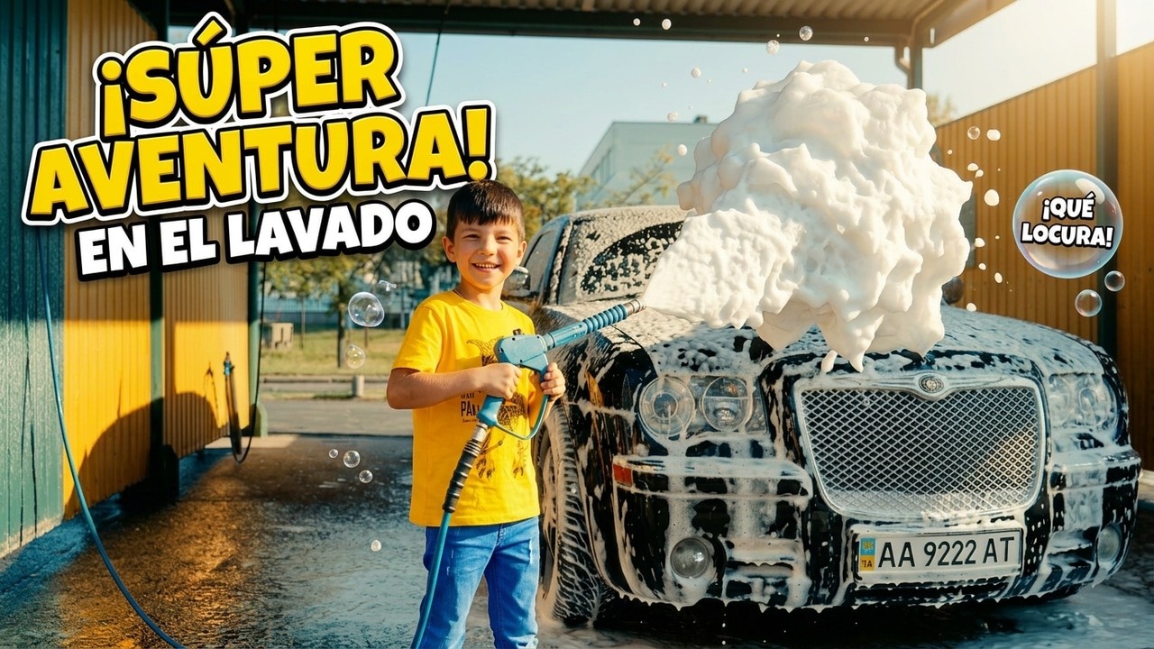 Den en el Lavado de Coches de los niños! | Aventuras en el Lavado de Coches!