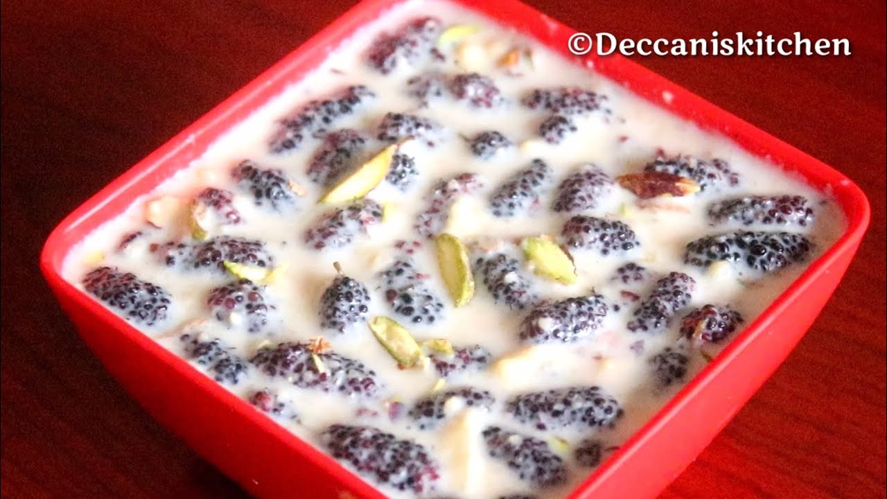 Shahtoot Malai Recipe (Mulberry Cream) Very Easy & Simple Dessert | Mulberry Cream Dessert