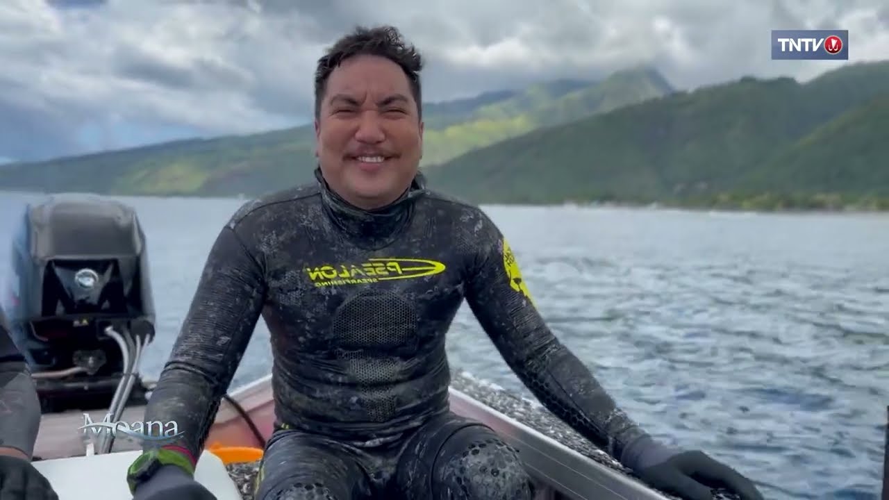 Pêche sous marine à Punaauia avec Heimana