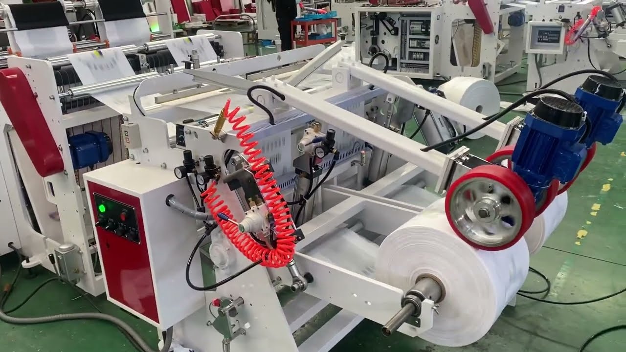 HSCG-450X2 High Speed plastic shopping  bag heat sealing heat cutting machine
