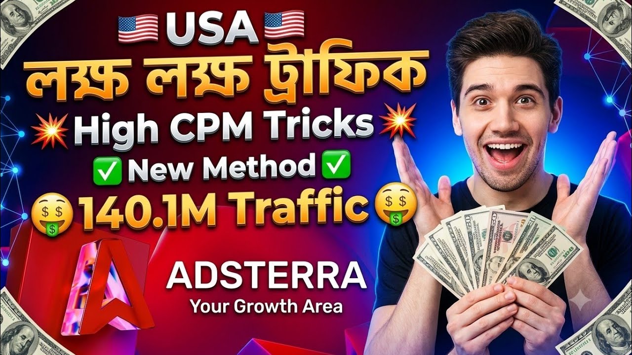 Adsterra Smartlink High Cpm Tricks | Adsterra Free Traffic Marketing | adsterra earning tricks |