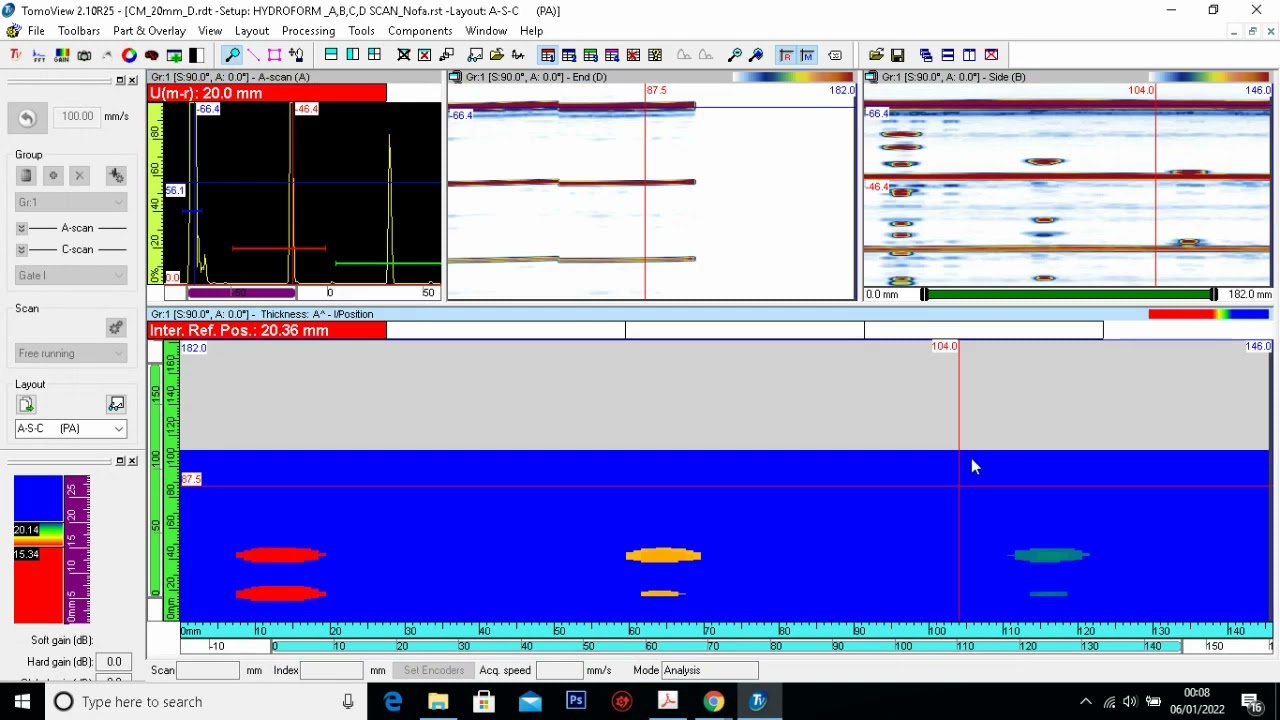 Hydroform Corrosion Mapping Analysis using Tomoview Software #03