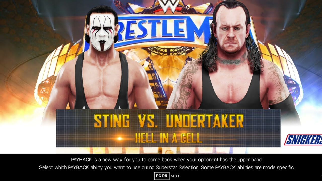 WWE 2K19: Iconic Hell in a Cell - Sting vs The Undertaker!