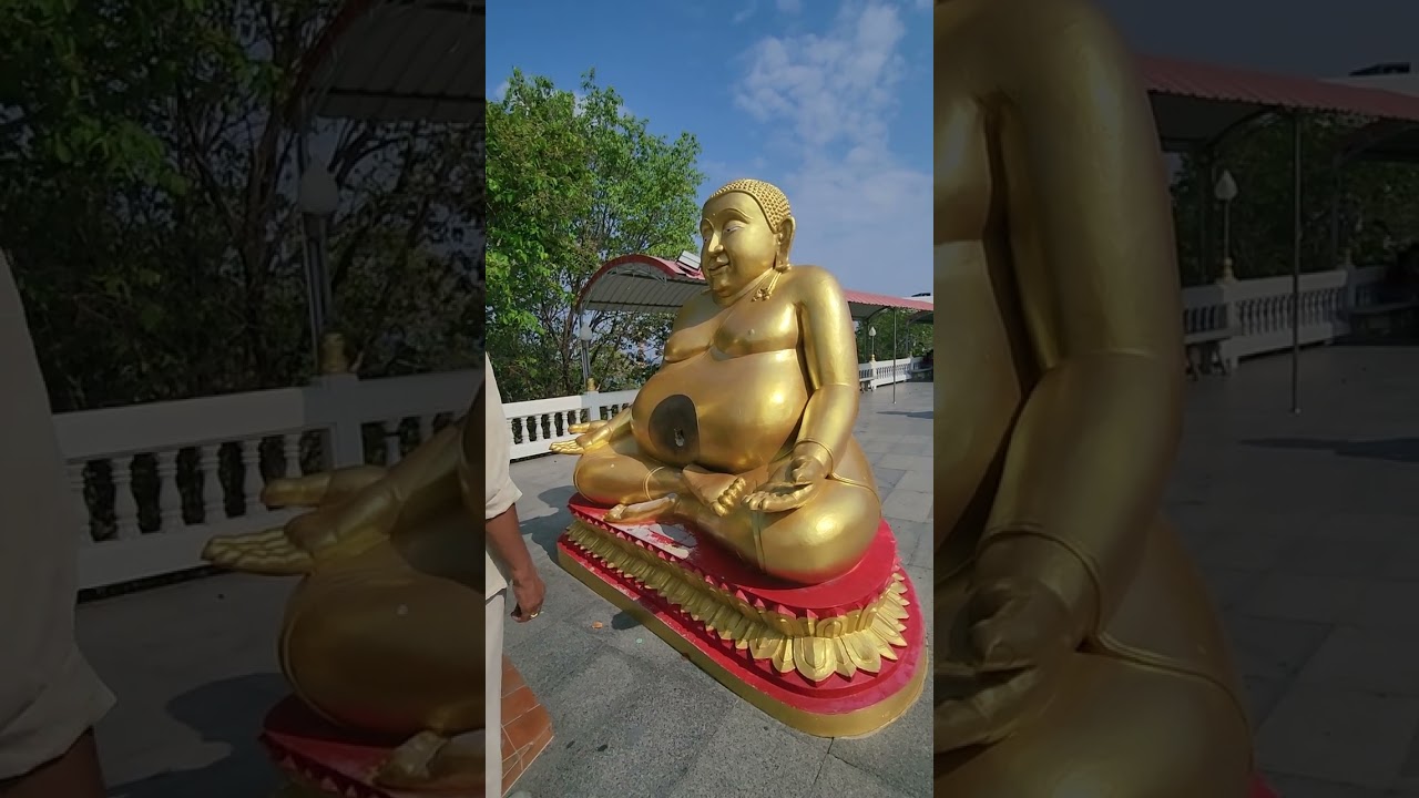 can u come with You can walk with me around the Big Buddha in  hot day Pattaya.  .  Enjoy it