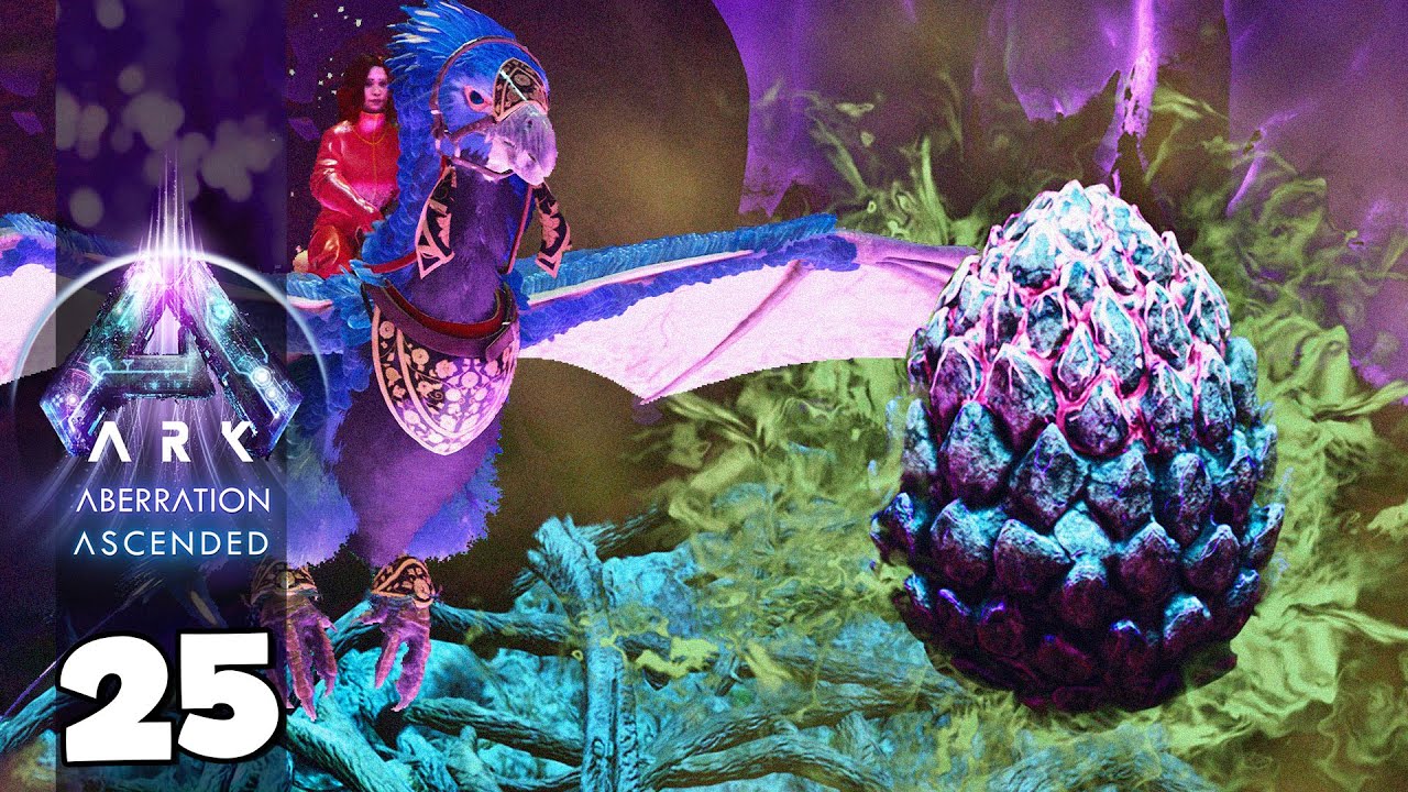 MISSÃO: ROUBAR OVOS DE ROCK DRAKE DE YI LING!!! ARK: Aberration 25