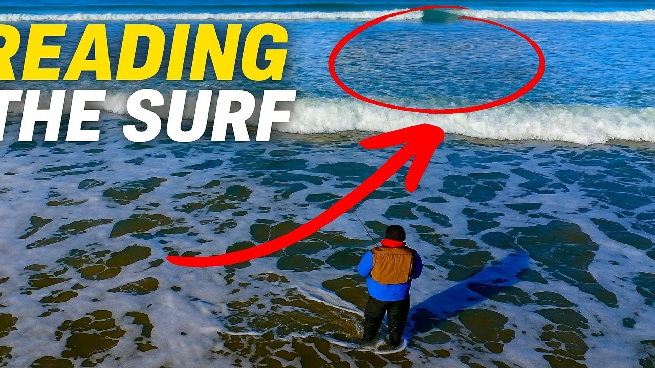 Surf Perch Fishing Tips,  Reading the Surf, Casting Identify sandbars etc