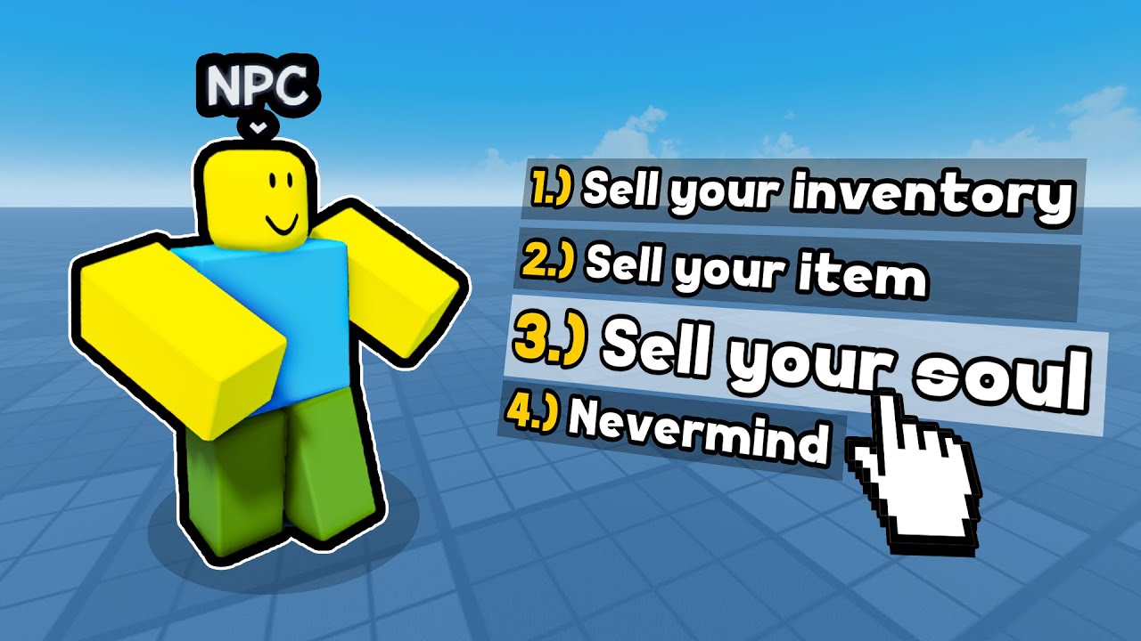Как создать систему диалогов NPC в Roblox Studio