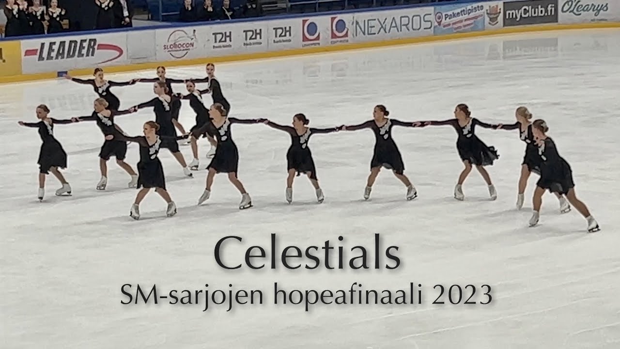 Celestials - SM-sarjojen hopeafinaali 2023 - Synchronized skating Muodostelmaluistelu