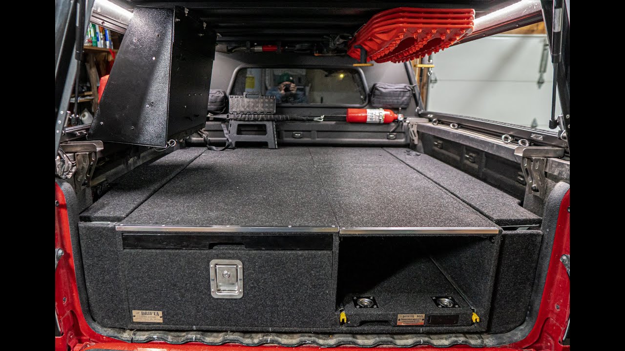 Rear Drawer Storage Setup for Overlanding and Camping - Drifta 4wd - Chevrolet Colorado Zr2 Duramax
