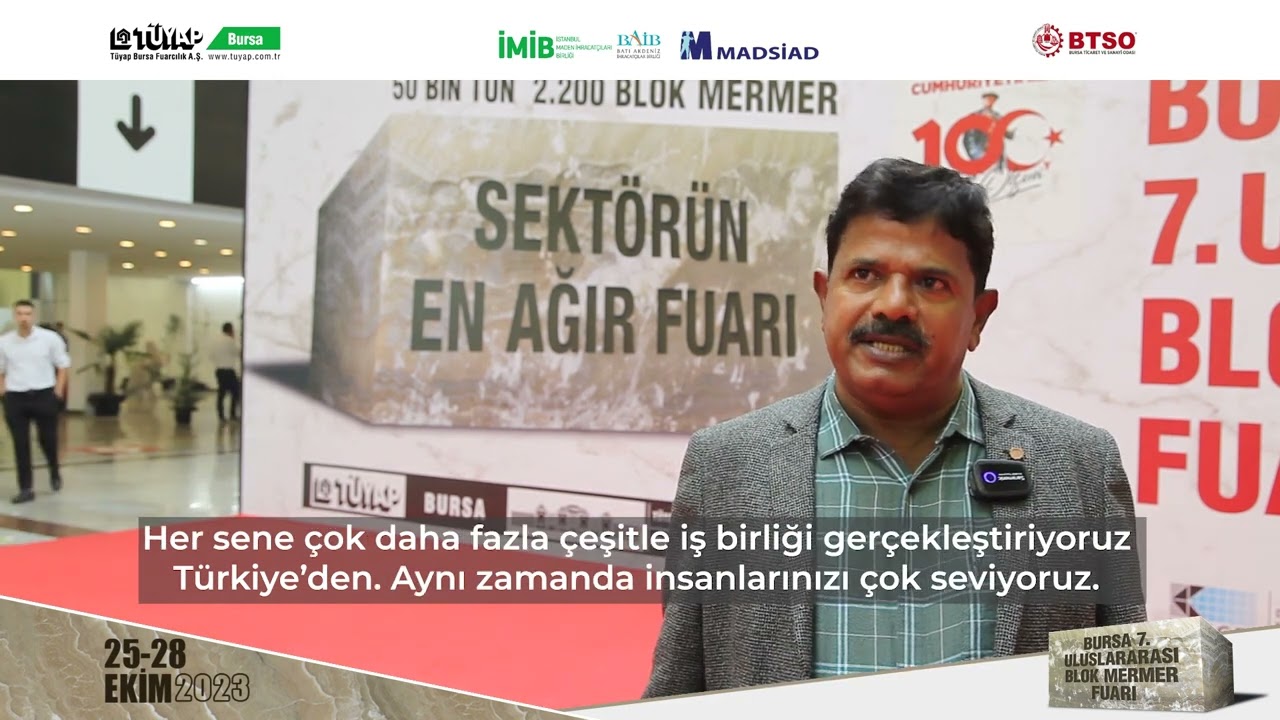 Yurt dışından gelen konuklarımız fuarımızı değerlendirdi.
