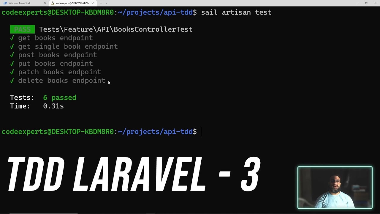 Laravel com TDD - Criando Uma API REST | Aula 03 - Endpoints Put, Patch & Delete #laravel #tdd #php