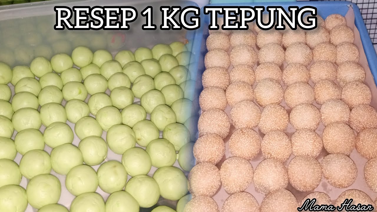 RESEP KUE KLEPON & ONDE-ONDE  TAKARAN 1KG TEPUNG KETAN||PRAKTIS EKONOMIS LARIS MANIS @dapurmamahasan