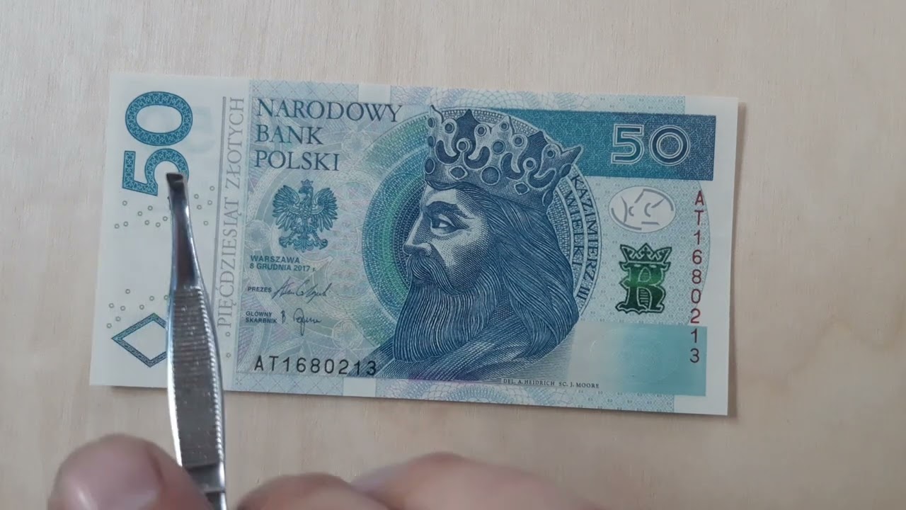 TEGO SZUKAJ! Pierwsza 50-złot&oacute;wka z podpisem Adama Glapińskiego, seria AT #inwestycja #pieniądze