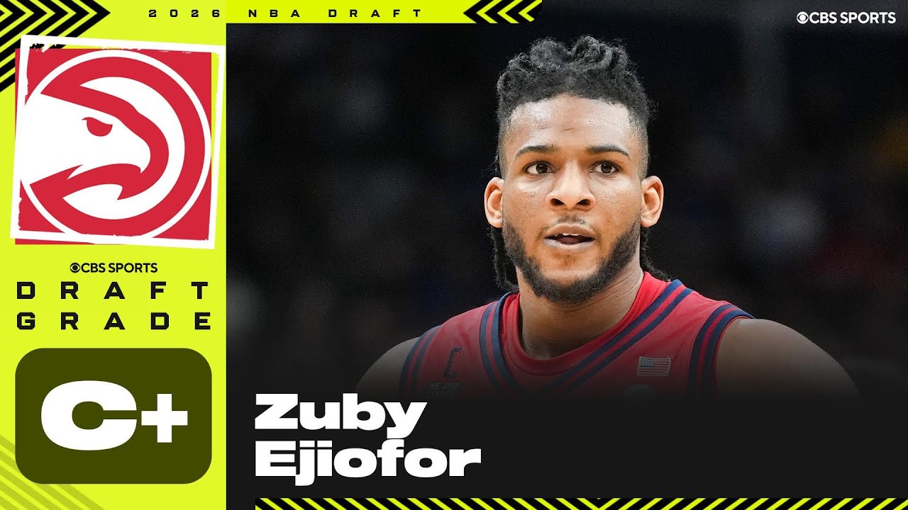 Zuby Ejiofor selected No. 23 overall by Hawks | 2026 NBA Draft Grades & Instant Reaction