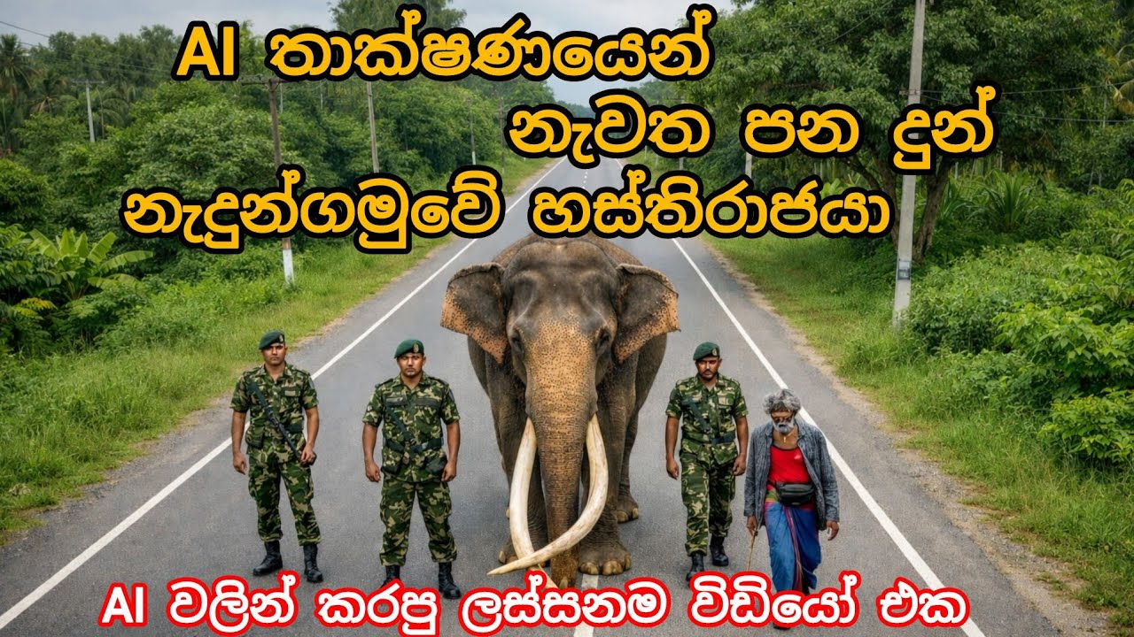 Nedungamuwe Raja brought to life by AI | AI තාක්ෂණයෙන් පණ ලැබූ නැදුන්ගමුවේ රාජා