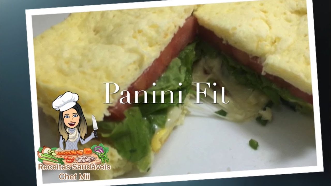 [LANCHINHO] Panini Saudável Sem Glúten | Delicioso e Saudável - Receitas Saudáveis - Chef Mii