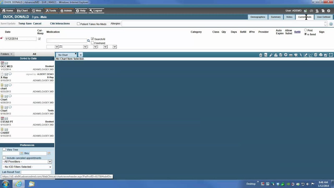 AdvancedMD - 7.  Patient Medical Record