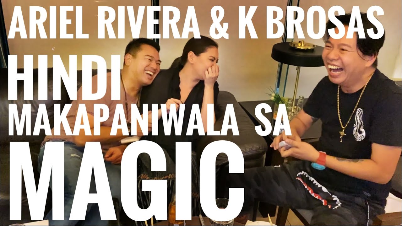 ARIEL RIVERA at K BROSAS NABILIB SA KAKAIBANG MAGIC ni JEFF TAM